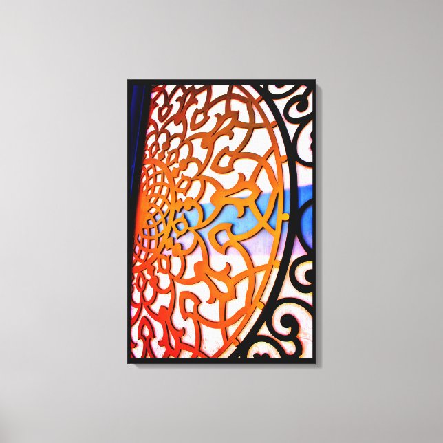 Impressão Em Tela Porta Árabe (Frente)