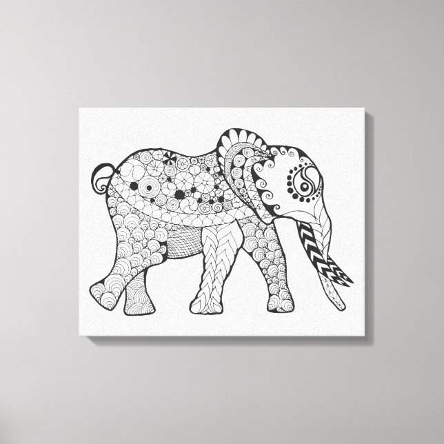 Impressão Em Tela Porta de elefante 6 (Frente)