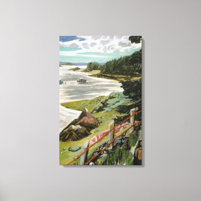 Impressão Em Tela Porta de Fairfield - CABOS VERMELHOS 1940 (Frente)