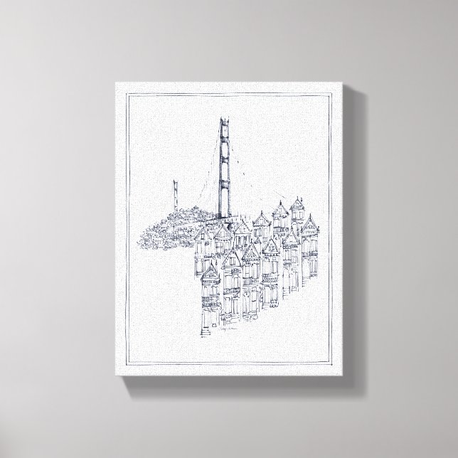 Impressão Em Tela Porta do ouro (Frente)