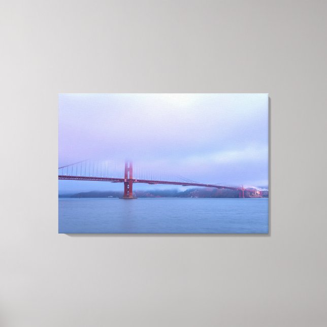 Impressão Em Tela Porta do ouro no Nevoeiro (Frente)