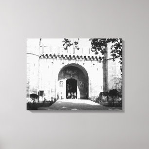 Impressão Em Tela Porta do palácio Topkapi Istambul Turquia Vintage