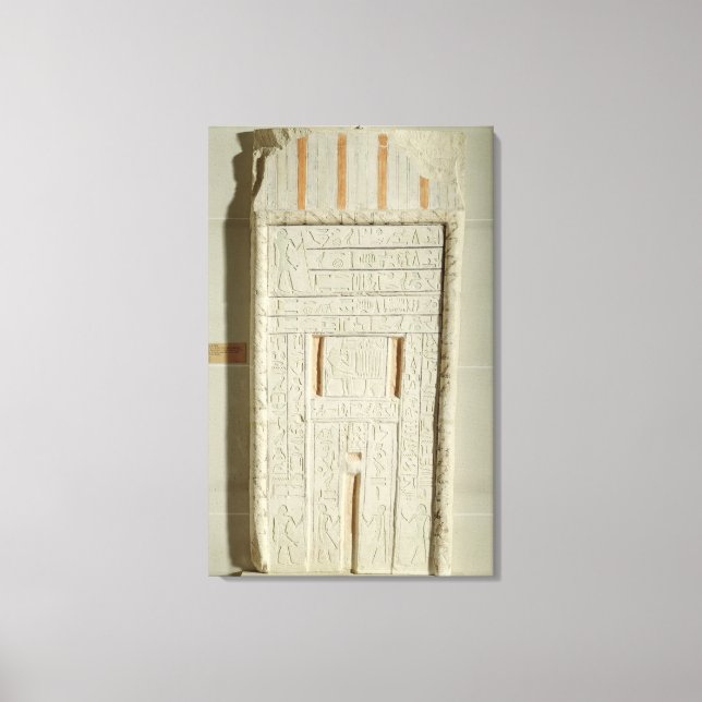 Impressão Em Tela Porta falsa de Sheshi, c.2300-2200 BC (limão pinta (Frente)