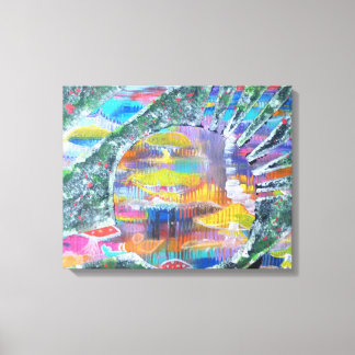 Impressão Em Tela Porta na Terra Mushroom