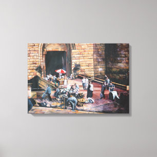 Impressão Em Tela Porta Ouro de Damasco, Jerusalém Antiga