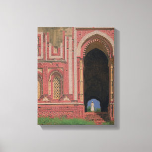 Impressão Em Tela Porta perto de Kutub-Minar, Deli velha, 1875