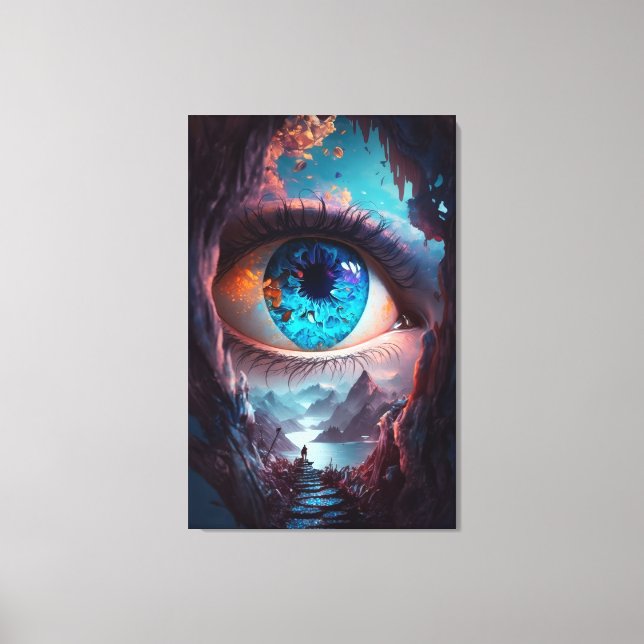 Impressão Em Tela Portal da percepção  (Frente)