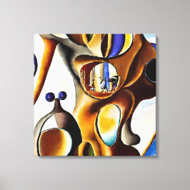 Impressão Em Tela Portal de Visões Surreais