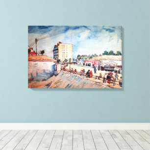 Impressão Em Tela Portão nas Muralhas de Paris por Vincent van Gogh