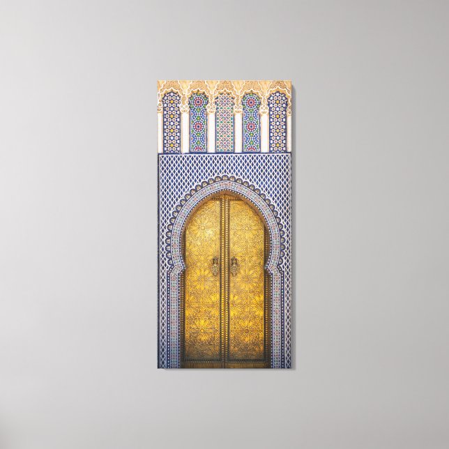 Impressão Em Tela Portas Do Ornamentado Do Palácio Do Rei (Frente)