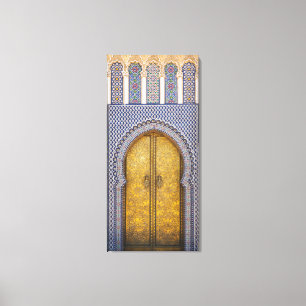 Impressão Em Tela Portas Ornamentados Do Palácio Do Rei