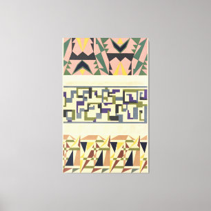 Impressão Em Tela Portfólio de Padrões Abstratos Pl.18