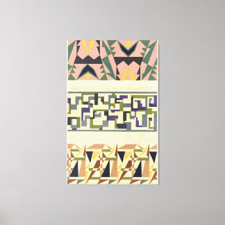 Impressão Em Tela Portfólio de Padrões Abstratos Pl.18