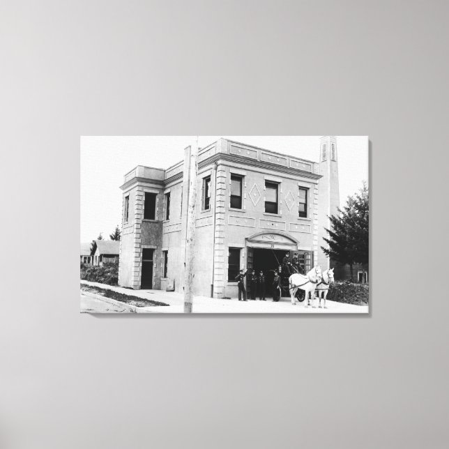 Impressão Em Tela Portland, OU Estação de Fogo #30 Carrinho de Caval (Frente)