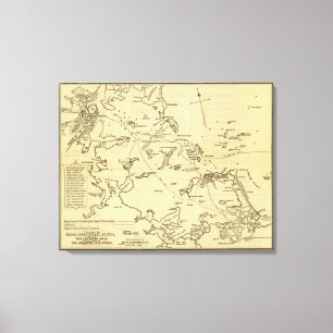 Impressão Em Tela Porto de Boston 2