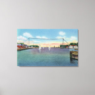 Impressão Em Tela Porto de Rochester e milícia naval de NY