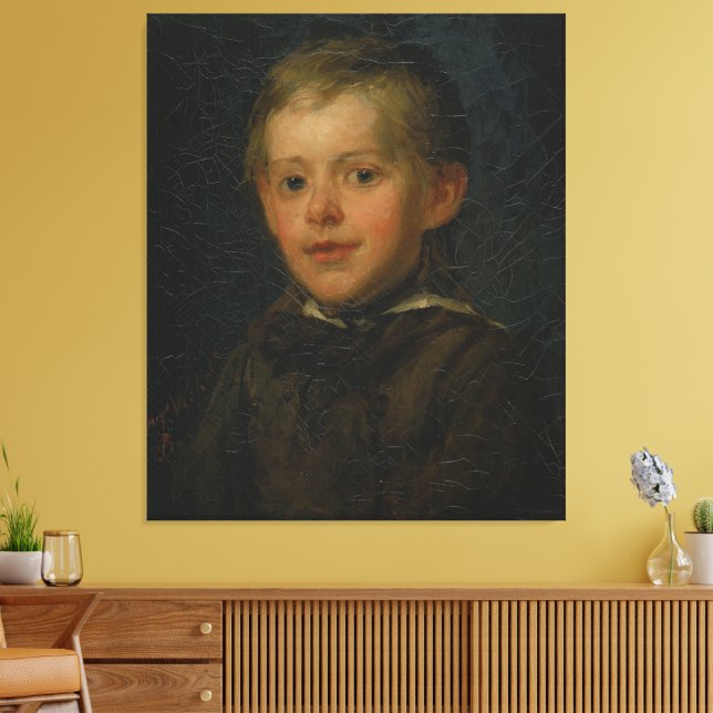 Impressão Em Tela Portrait of a Boy  (Insitu(Sala de estar))