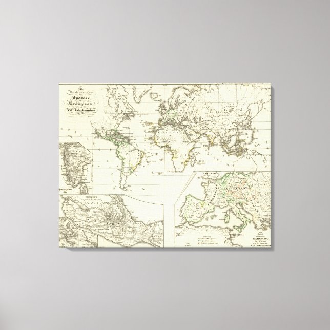 Impressão Em Tela Posse dos espanhóis (Frente)