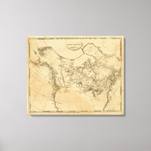 Impressão Em Tela Possessões britânicas em América