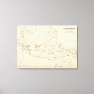 Impressão Em Tela Possessões holandesas no arquipélago indiano