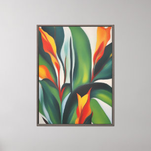 Impressão Em Tela Posso Arte em Tela com Moldura Lilás