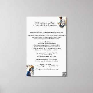 Impressão Em Tela POSTER ADHD 13 de julho