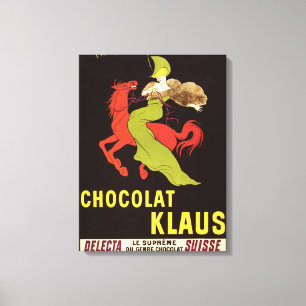 Impressão Em Tela Poster da propaganda de Chocolat Klaus