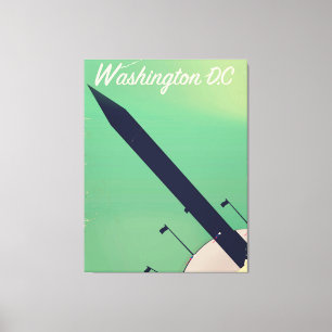 Impressão Em Tela Poster das viagens vintage da C.C. de Washington