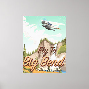 Impressão Em Tela Poster das viagens vintage do parque nacional de