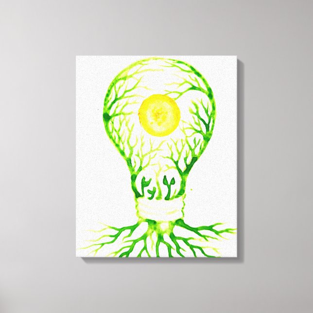 Impressão Em Tela Poster de energia verde (Frente)