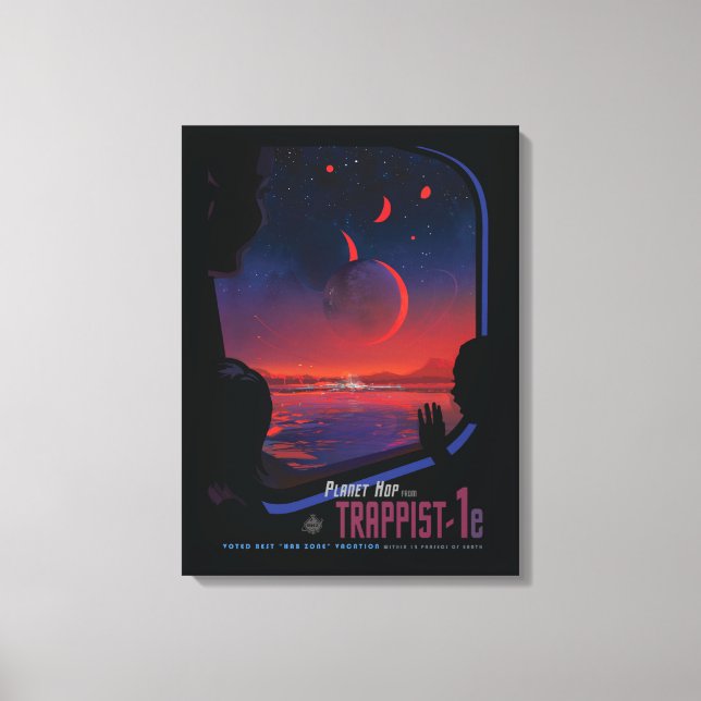 Impressão Em Tela Poster de Espaço Retroativo - Os Visualizadores Ob (Frente)