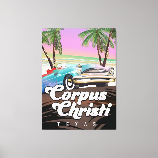 Impressão Em Tela Poster de férias do Corpus Christi Texas (Frente)