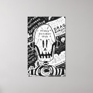Impressão Em Tela Poster de Halloween