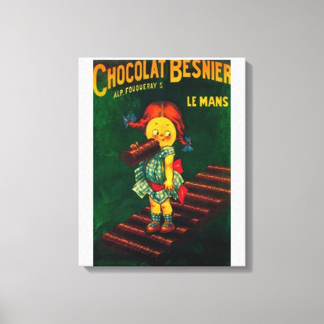 Impressão Em Tela Poster de Promocional de chocolate melhor (Frente)