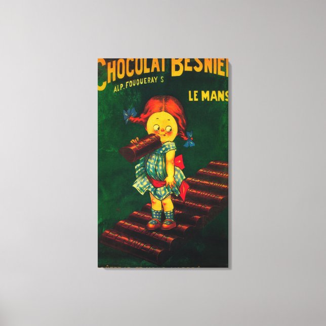 Impressão Em Tela Poster de Promocional de chocolate melhor (Frente)