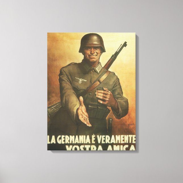 Impressão Em Tela Poster de Propaganda na Alemanha (Frente)