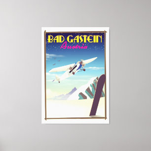 Impressão Em Tela poster de Snowboard na Áustria
