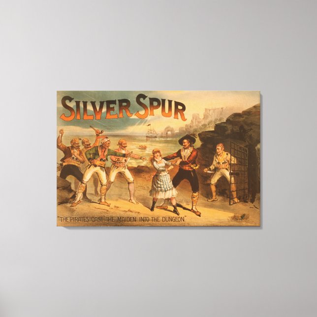 Impressão Em Tela Poster de Teatral Silver SpurPirates (Frente)