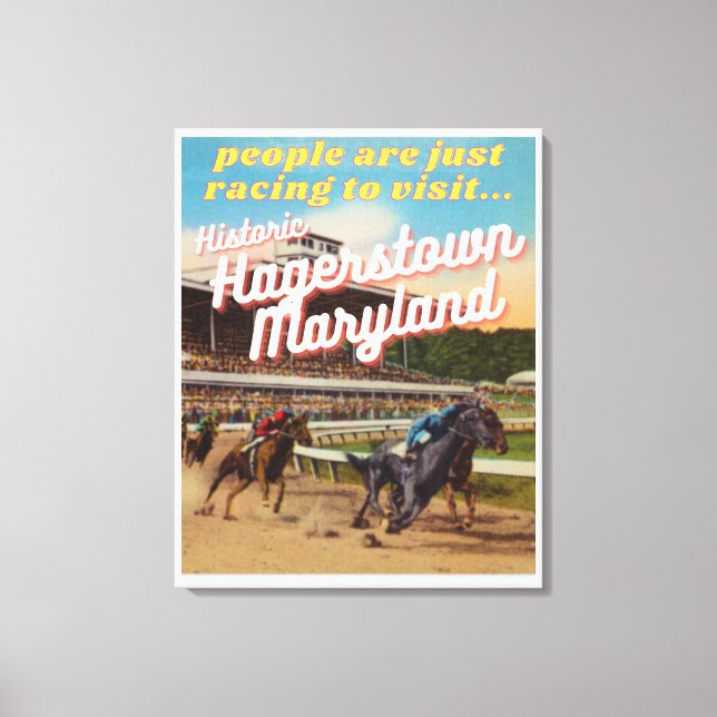 Impressão Em Tela Poster de Turismo Retroativo (Frente)