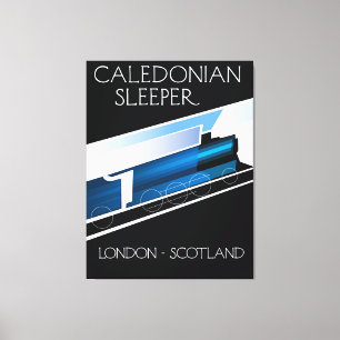 Impressão Em Tela Poster de viagens caledoniano de Londres Scotland