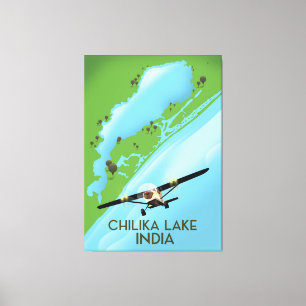 Impressão Em Tela Poster de viagens Chilika Lake India