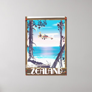 Impressão Em Tela Poster de viagens da Dinamarca da Zelândia