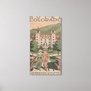 Impressão Em Tela Poster de viagens de Colorado do hotel