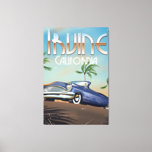 Impressão Em Tela Poster de viagens de Irvine Califórnia