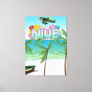 Impressão Em Tela Poster de viagens de Niue South Pacific