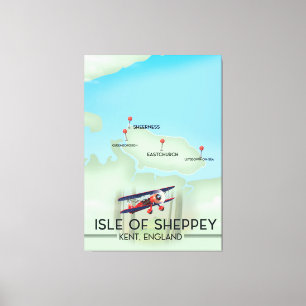 Impressão Em Tela poster de viagens de Sheppey Kent England