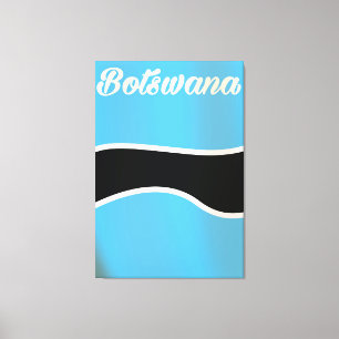 Impressão Em Tela Poster de viagens do estilo de colheita da Bandeir