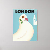 Poster de viagens do estilo London Vintage.