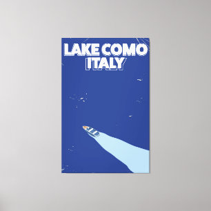 Impressão Em Tela poster de viagens do Lago Como