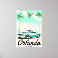Poster de viagens Orlando Dusk Florida